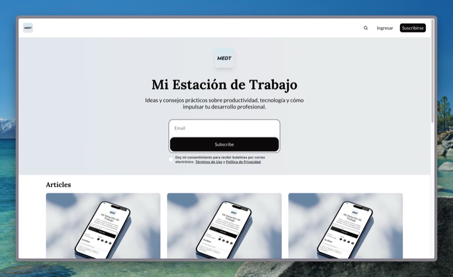 Mi Estación de Trabajo Newsletter